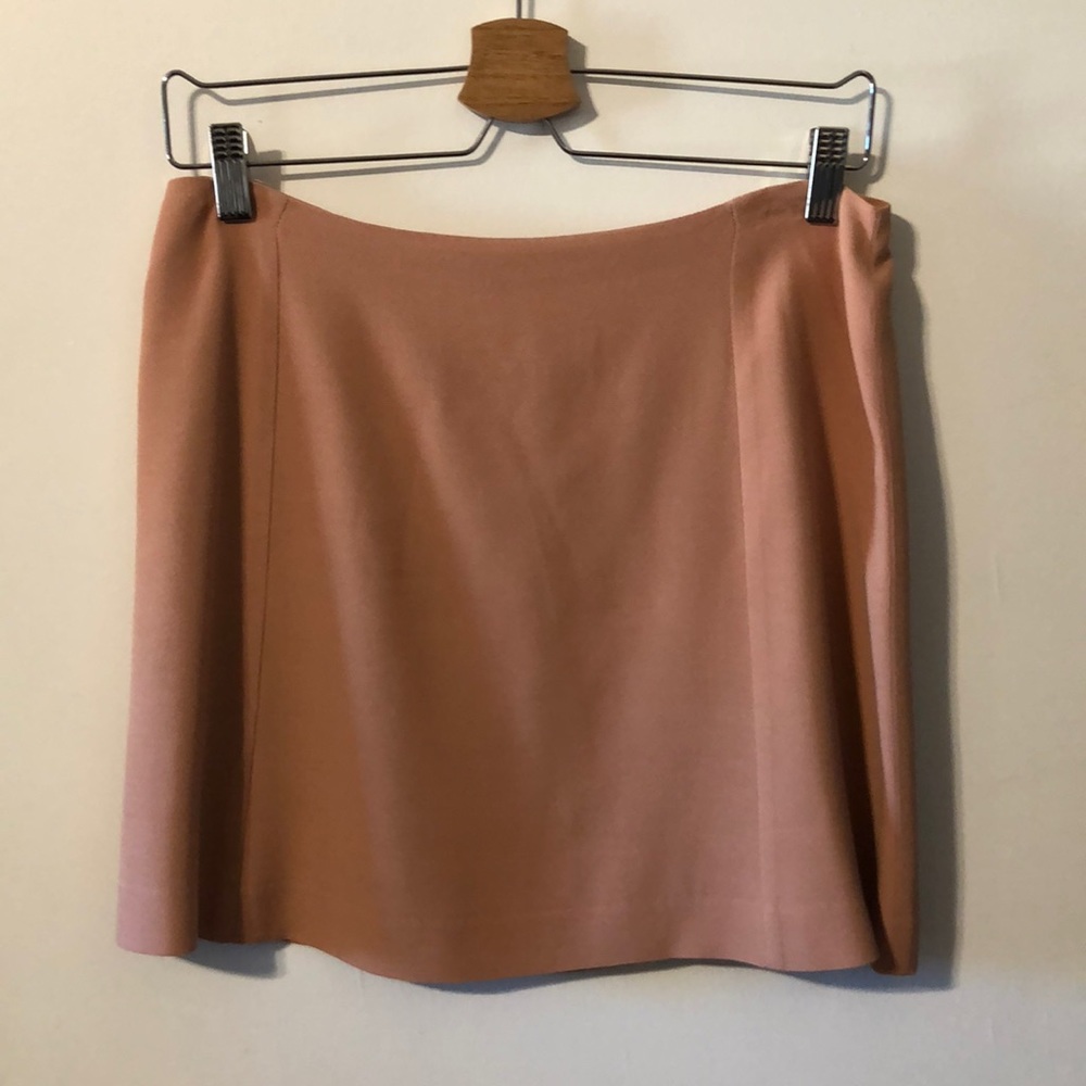 Reformation salmon nude mini skirt size 8